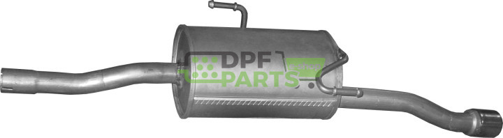 Koncový tlumič výfuku Peugeot 206+ 1.4 HDi 01/09-06/13, Polmo 19.37 A, OE 1730LD