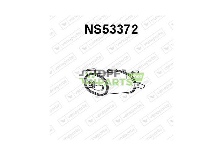 Tlumič NISSAN - 201005M370 20100BM500 20100BM505