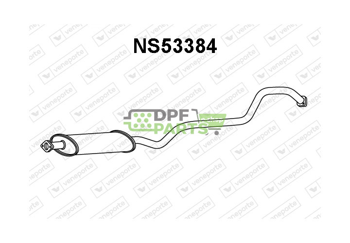 Tłumik NISSAN - 203005M370 203005M770 