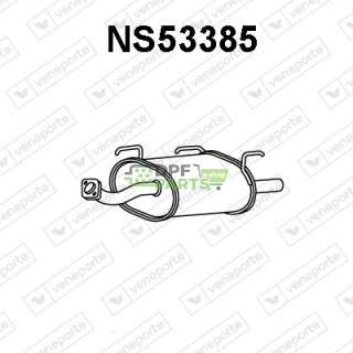 Tlumič NISSAN - 201005M710 20100BM520