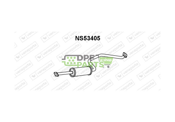 Tłumik NISSAN - 20300AV705 20300AV706 