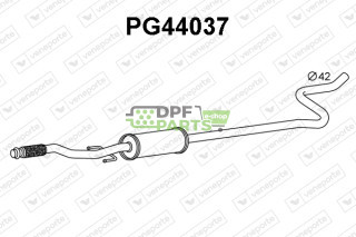 Tłumik CITROËN / PEUGEOT - 1611427580  