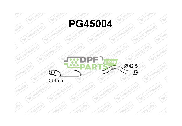 Tłumik PEUGEOT - 172217  