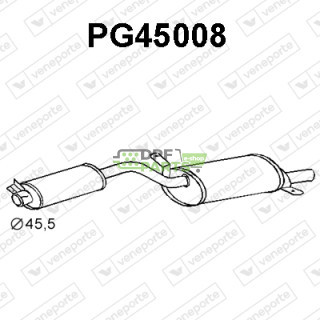 Tłumik PEUGEOT - 172548  