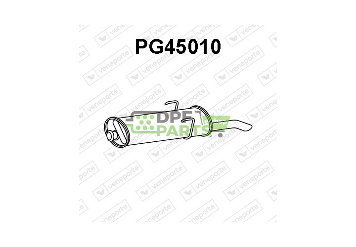 Tlumič PEUGEOT - 172624 172625 172656