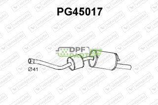 Tłumik PEUGEOT - 172442 172462 172473