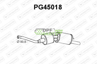 Koncový tlumič výfuku PEUGEOT - 172570 172586 172607