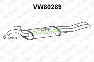 Koncový tlumič výfuku VOLKSWAGEN - 3A0253609P