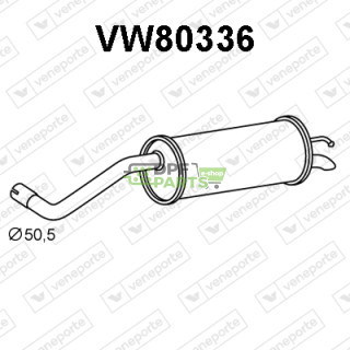 Koncový tlumič výfuku SEAT / SKODA / VOLKSWAGEN - 6Q6253609CA 6R6253609AN JZW253609DL