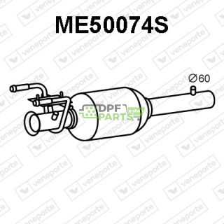 Filtry pevných částic DPF MERCEDES - 9064900592 9064900992 9064901192
