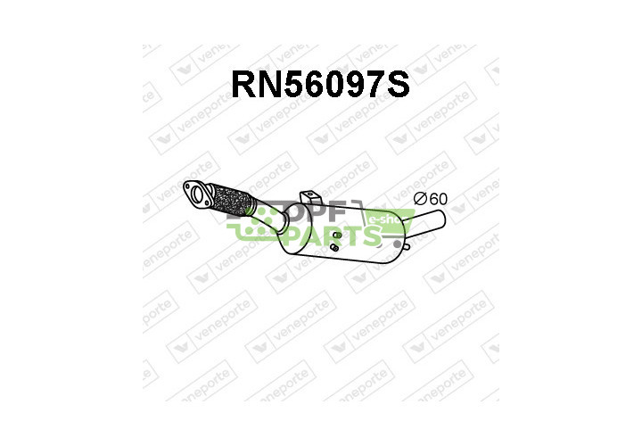 Filtry pevných částic DPF FIAT / NISSAN / OPEL / RENAULT / VAUXHALL - 200100665R 2002000Q2C 6000620091