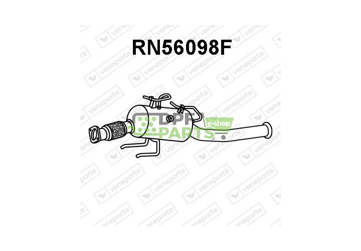 Filtry pevných částic DPF NISSAN / OPEL / RENAULT / VAUXHALL - 200102002R 200108434R 200109939R