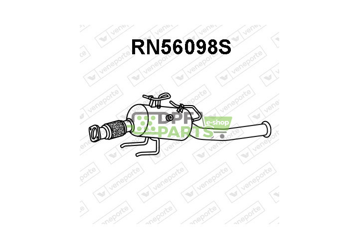 Filtry pevných částic DPF NISSAN / OPEL / RENAULT / VAUXHALL - 200102002R 200108434R 200109939R