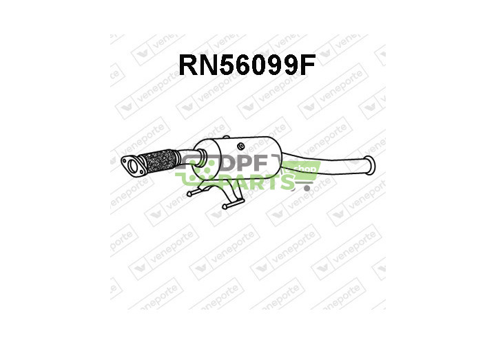 Filtry pevných částic DPF NISSAN / OPEL / RENAULT / VAUXHALL - 200102147R 200104369R 2002000Q1J