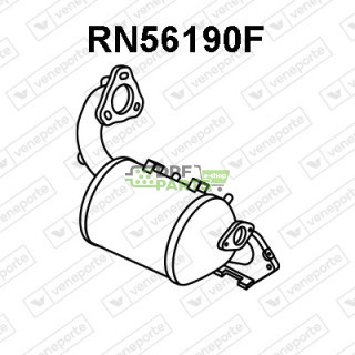 Filtry pevných částic DPF FIAT / MERCEDES / NISSAN / OPEL / RENAULT / VAUXHALL - 208A02563R 208A03228R 2090000Q2D