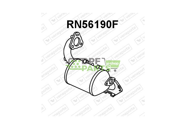 Filtry cząstek stałych DPF FIAT / MERCEDES / NISSAN / OPEL / RENAULT / VAUXHALL - 208A02563R 208A03228R 2090000Q2D
