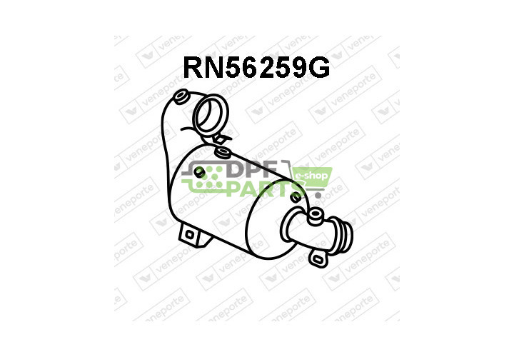 Filtry pevných částic DPF DACIA / NISSAN / RENAULT - 208A02357R 208A02587R 208A07291R