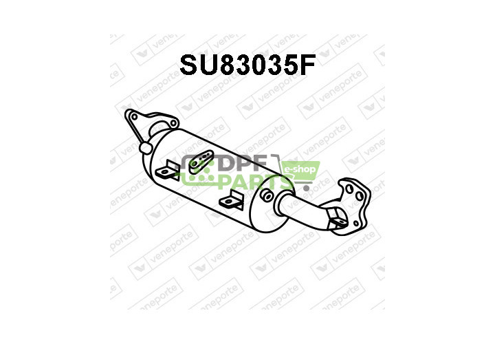 Filtry pevných částic DPF SUBARU - 44612AA500 44612AA501 44612AA502