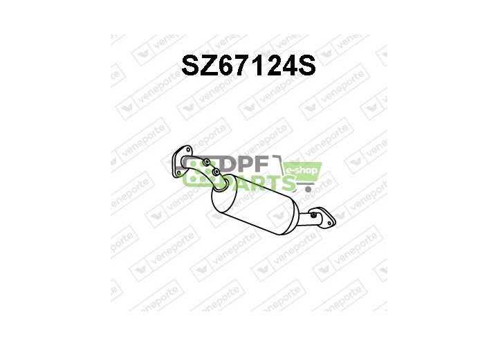 Filtry pevných částic DPF SUZUKI - 1419067J20H02 1419067J21H02 1419067J30H02
