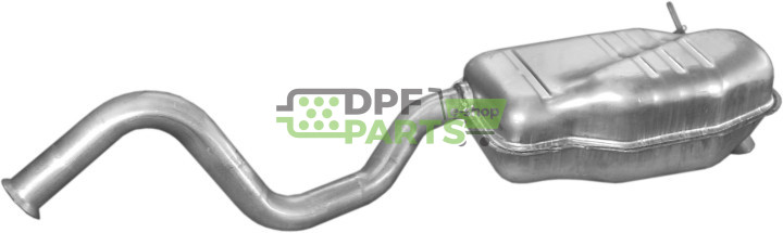 Koncový tlumič výfuku Renault Laguna 2.0i-16V 95-01, Polmo 21.63 A, OE 7700832471 8200018233