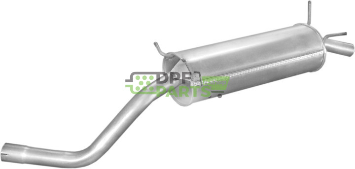Koncový tlumič výfuku Renault Megane Coupe/Cabrio 1.6i kat  95-99, Polmo 21.69 A, OE 7700844698