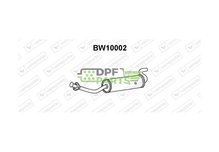 Koncový tlumič výfuku BMW - 18121245824 18124690110 