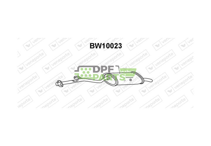 Koncový tlumič výfuku BMW - 18101723767  
