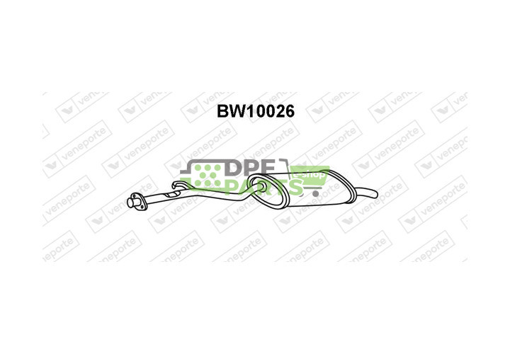 Koncový tlumič výfuku BMW - 18101737652  