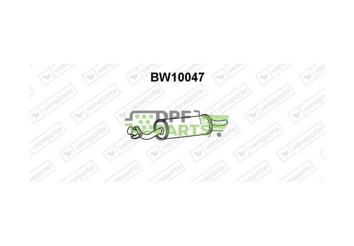 Koncový tlumič výfuku BMW - 18121246664  