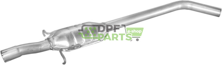 Střední tlumič výfuku Renault Megane 2.0e 96-, Polmo 21.70 A, OE 7700844685 7700844687