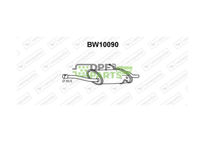 Tłumik BMW - 18107501686 18121712927 