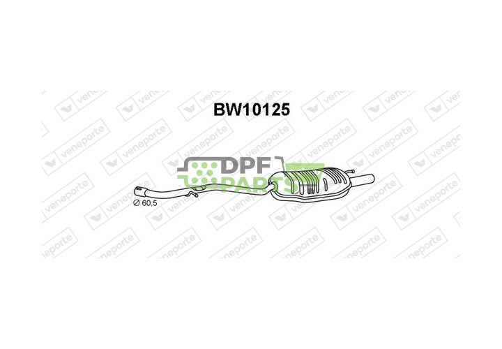 Tłumik BMW - 18312246935 18317794050 18317794595