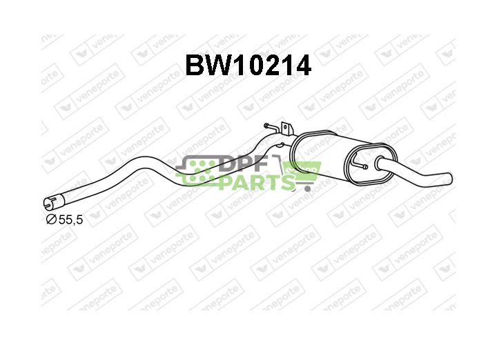Tłumik BMW - 18308514426  