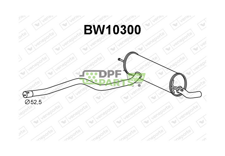 Tłumik BMW - 18308597035  