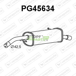 Tłumik CITROËN / PEUGEOT - 173017 173018 