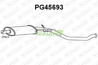 Tłumik PEUGEOT - 1705HH 1705QF-S.F 1705QG-S.F
