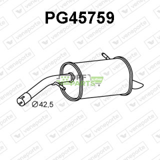 Tłumik PEUGEOT - 173077  
