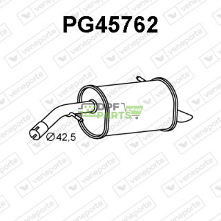 Tlumič CITROËN / OPEL / PEUGEOT / VAUXHALL - 1611427680 173078 3645857