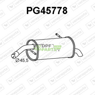 Tłumik PEUGEOT - 173093  