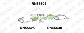 Tłumik RENAULT - 6025304101 6025310950 6025315358