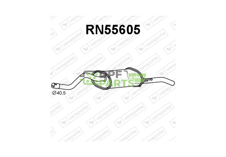 Tłumik RENAULT - 7700435261 8200043367 