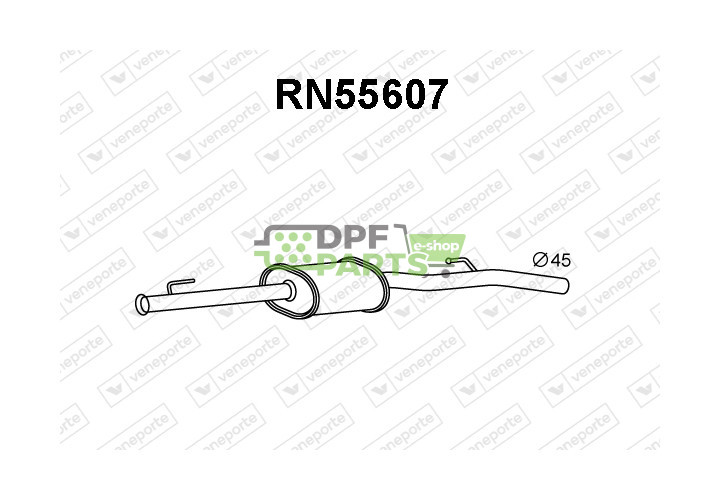 Tłumik RENAULT - 7700421018 8200043358 