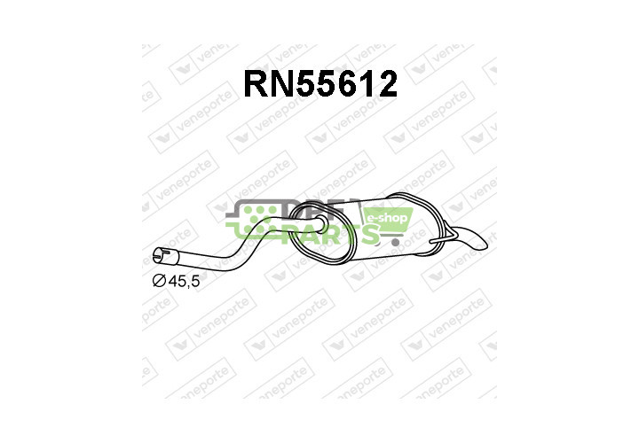 Tłumik RENAULT - 7700432205 8200103974 8200346922