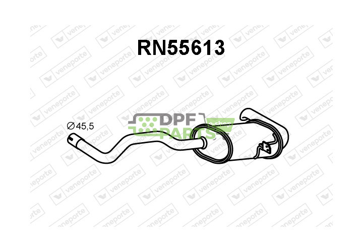 Tłumik RENAULT - 8200189569  