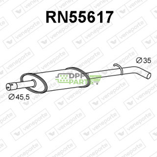 Tłumik RENAULT - 200108306R 200108351R 