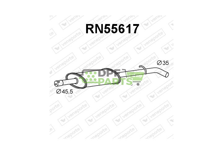 Tłumik RENAULT - 200108306R 200108351R 