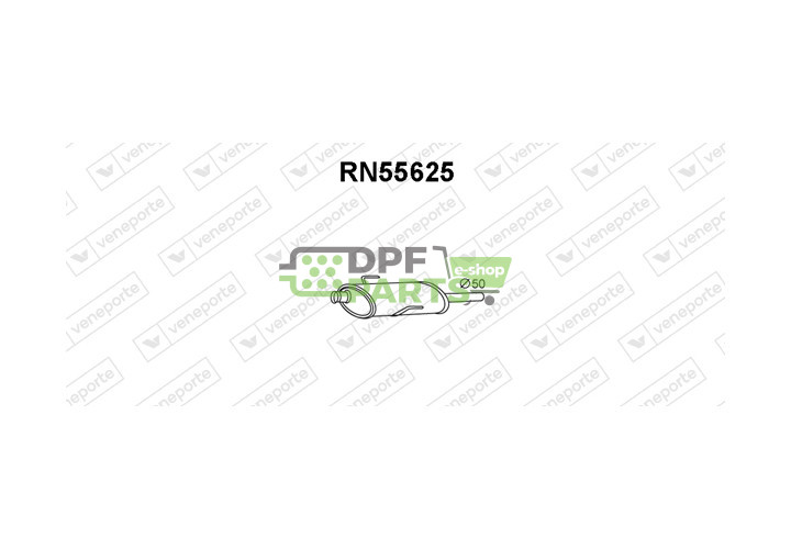 Tlumič RENAULT - 6025304101 6025310950 6025315358