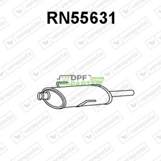 Tlumič RENAULT - 6025309208 6025311688