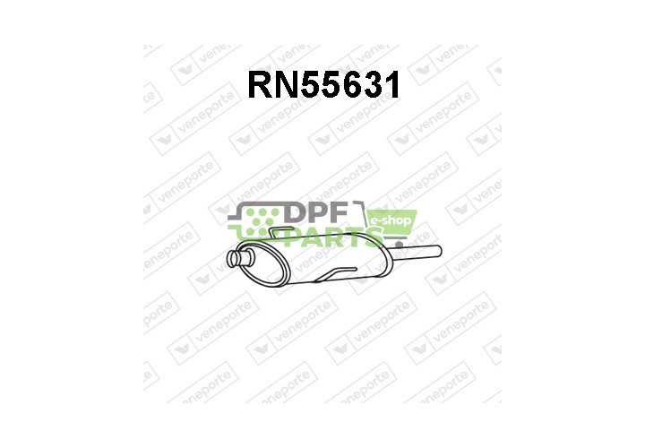 Tlumič RENAULT - 6025309208 6025311688