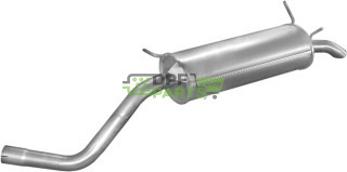 Koncový tlumič výfuku Renault Megane/Scenic 1.9dTi TD 07/96-10/02, Polmo 21.80 A, OE 7700426434 7700426487 7700437283 7700844701
